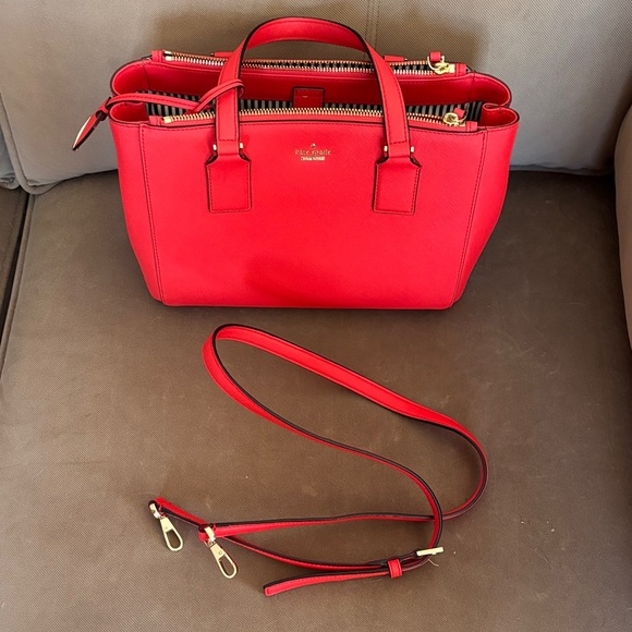 Kate Spade Vibrant Red Satchel - Picture 10 of 10